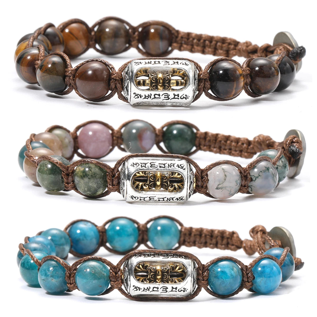 Bracelet Tibetain en pierre naturelles