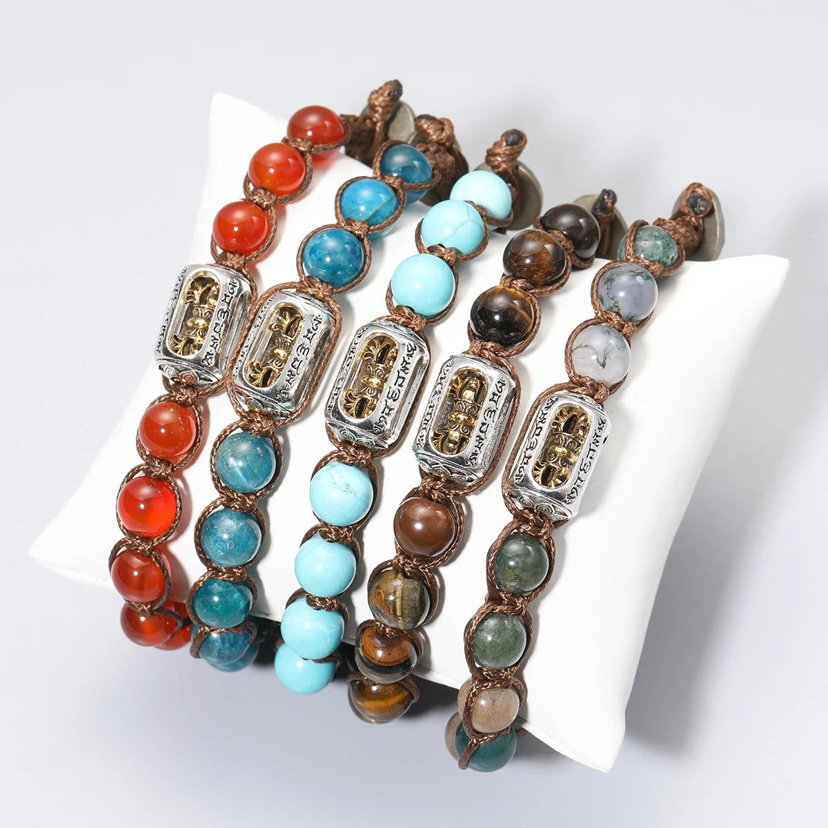 Bracelet Tibetain en pierre naturelles